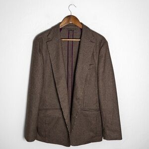 Bonobos Wool Tweed Blazer Sport Coat Performance 42R Standard Fit Italy 40R